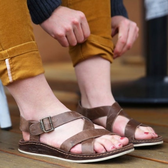 Brown Leather Chaco Sandals 